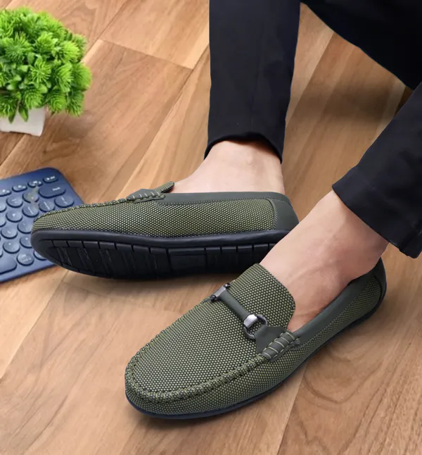 Olive_Synthetic_Leather_Shu_Magicball_Loafers_Loafers_For_Men