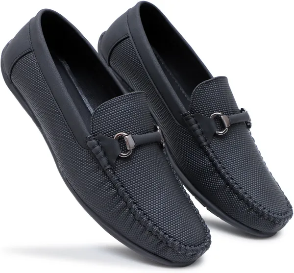 Black_Synthetic_Leather_Shu_Magicball_Loafers_Loafers_For_Men
