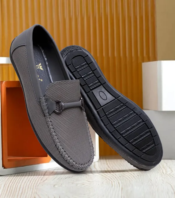 Grey_Synthetic_Leather_Shu_Magicball_Loafers_Loafers_For_Men