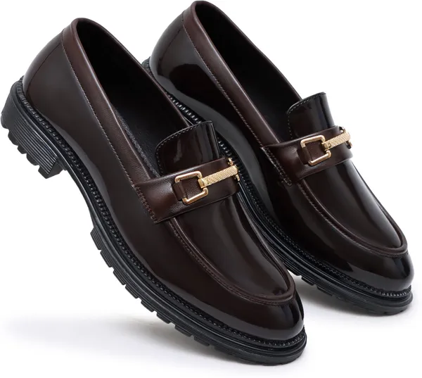 Brown_Synthetic_Leather_Slip_On_Shoes_For_Men