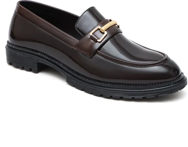 Brown_Synthetic_Leather_Slip_On_Shoes_For_Men