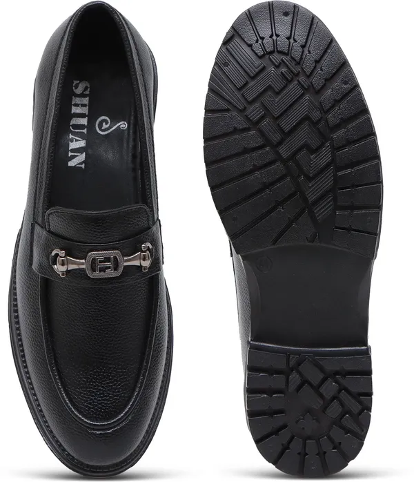 Black_Synthetic_Leather_Slip_On_Shoes_For_Men