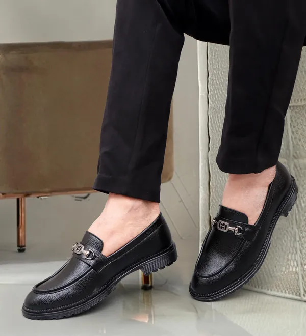 Black_Synthetic_Leather_Slip_On_Shoes_For_Men