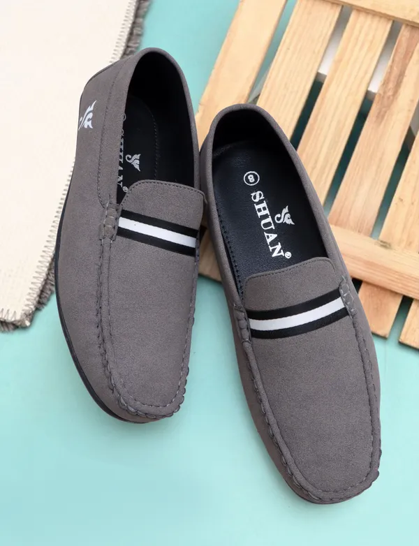 Grey_Synthetic_Leather_Casuals_Shoes_For_Men
