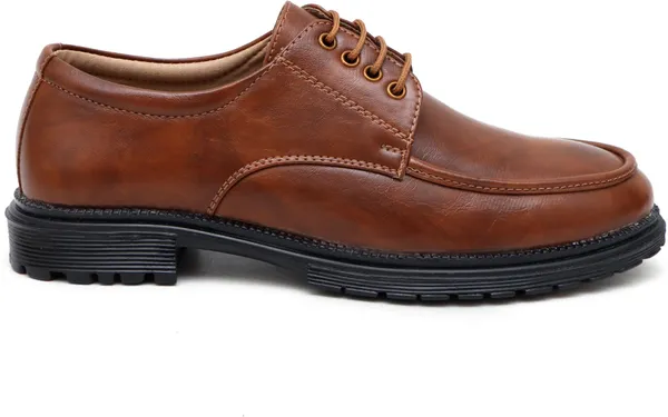 Tan_Synthetic_Leather_Outdoors_Shoes_For_Men