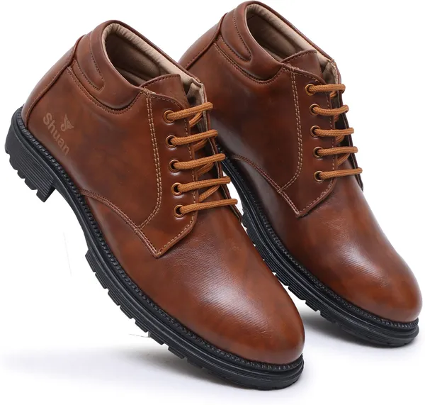 Tan_Synthetic_Leather_Boots_Boots_For_Men
