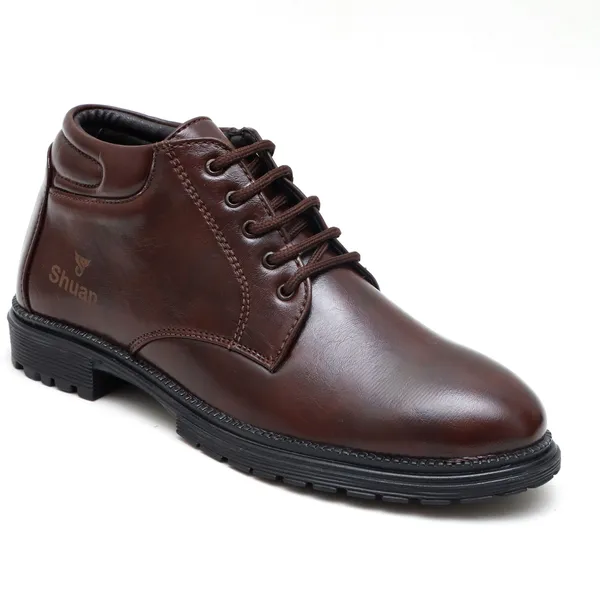 Brown_Synthetic_Leather_Boots_Boots_For_Men