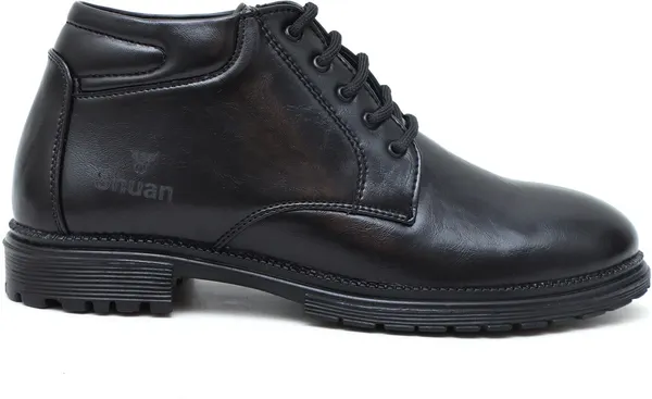 Black_Synthetic_Leather_Boots_Boots_For_Men