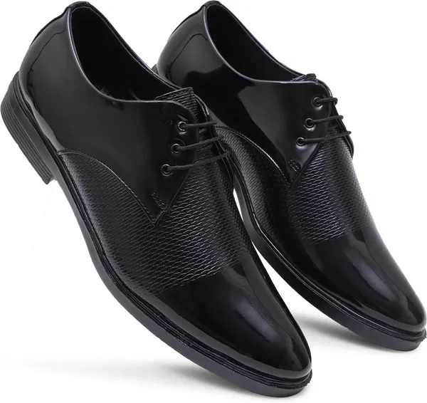 Black_Synthetic_Leather_Derby_Shoes_For_Men