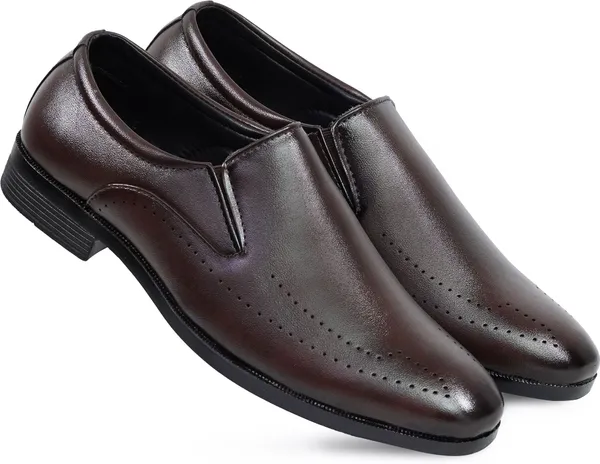 Brown_Synthetic_Leather_Party_Wear_Shoes_For_Men
