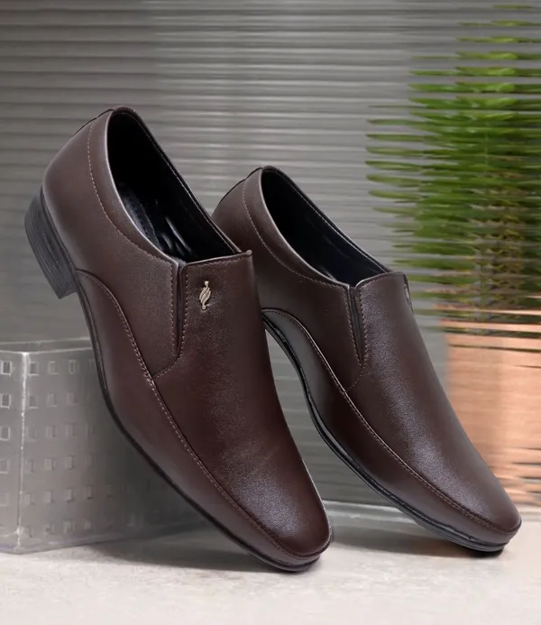 Brown_Synthetic_Leather_Slip_On_Shoes_For_Men