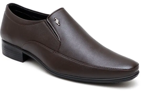 Brown_Synthetic_Leather_Slip_On_Shoes_For_Men