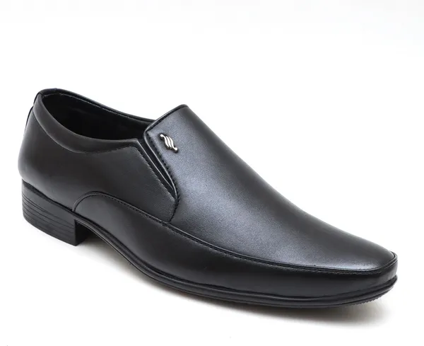 Black_Synthetic_Leather_Slip_On_Shoes_For_Men