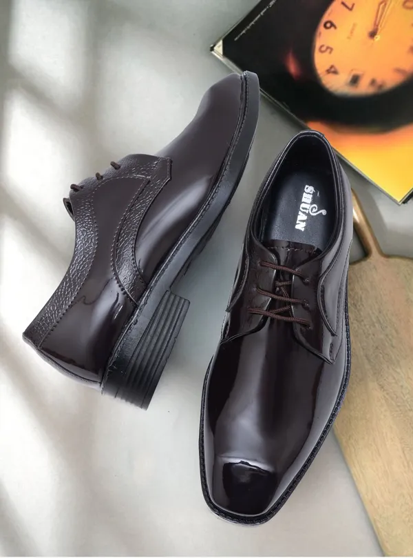 Brown_Synthetic_Leather_Lace_Up_Shoes_For_Men