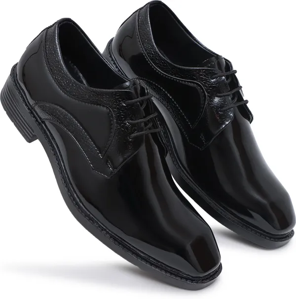 Black_Synthetic_Leather_Lace_Up_Shoes_For_Men