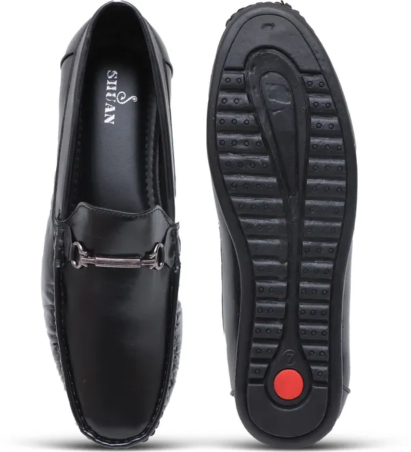 Black_Synthetic_Leather_Loafers_Loafers_For_Men