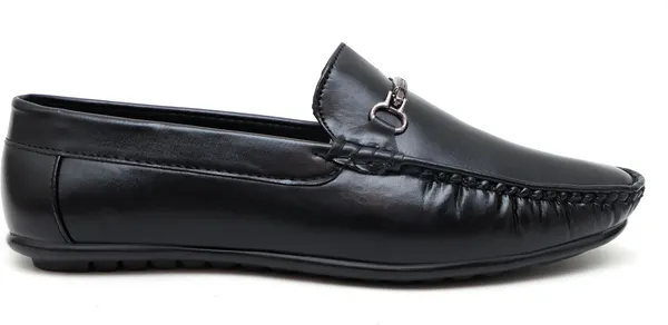 Black_Synthetic_Leather_Loafers_Loafers_For_Men