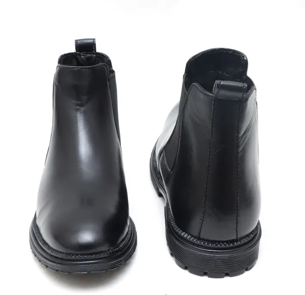 Black_Synthetic_Leather_Boots_Boots_For_Men
