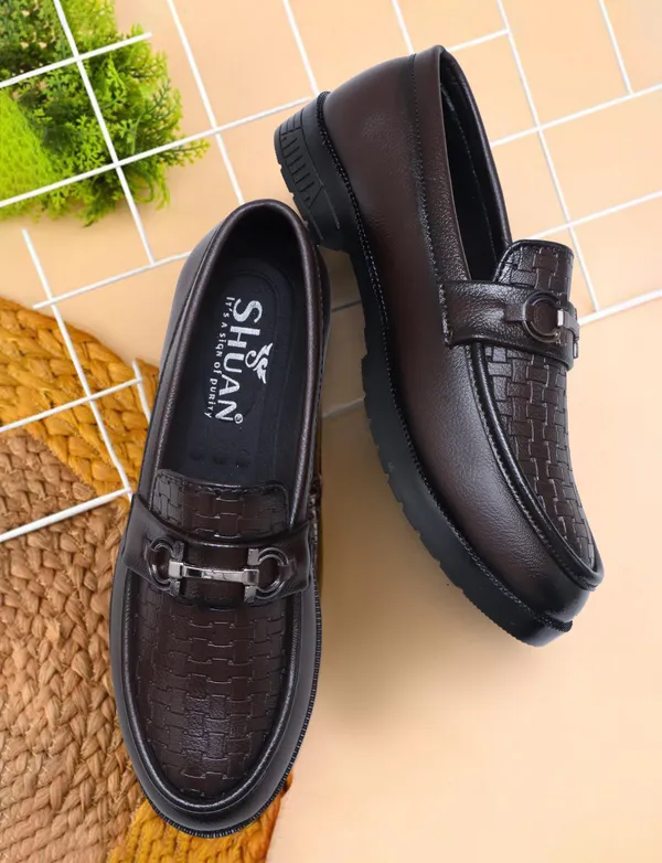 Brown_Synthetic_Leather_Loafers_Loafers_For_Men