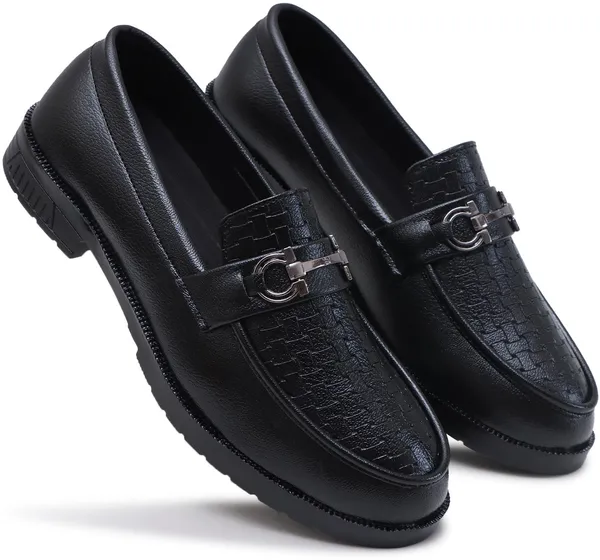 Black_Synthetic_Leather_Loafers_Loafers_For_Men