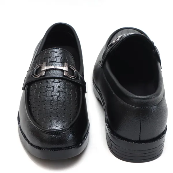 Black_Synthetic_Leather_Loafers_Loafers_For_Men