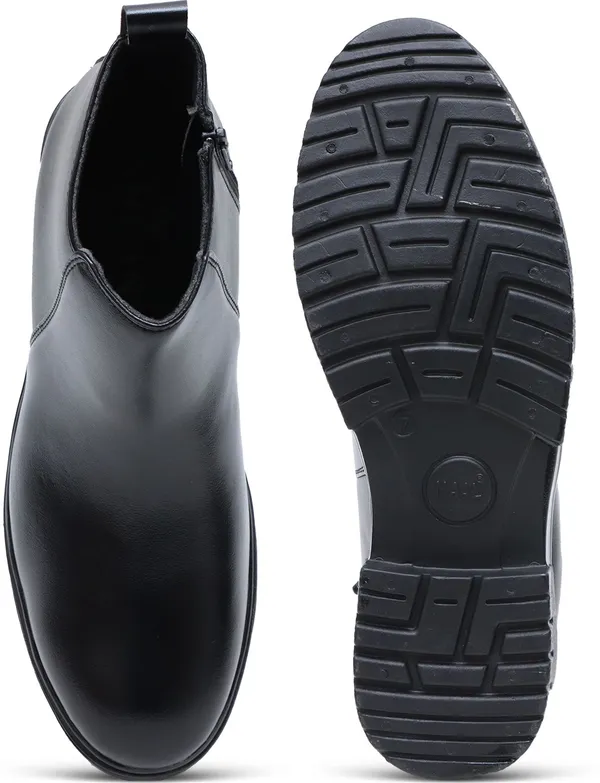 Black_Synthetic_Leather_Boots_Boots_For_Men