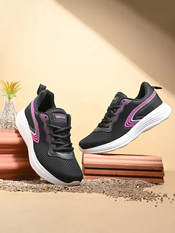 Black_Synthetic_Leather_Sneakers_For_Women_Shoes_For_Women