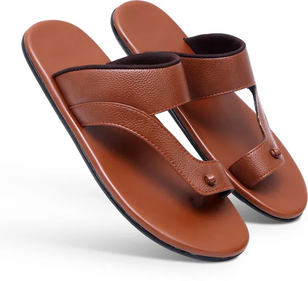 Tan_Synthetic_Leather_Men_Sandals_Shoes_For_Men