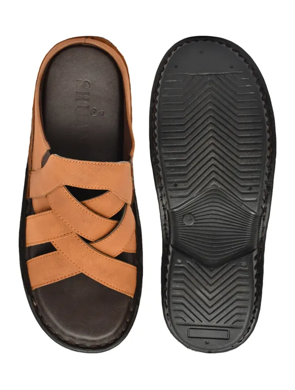 Shuan_synthetic_leather_slip_on_casual_sandals_for_men
