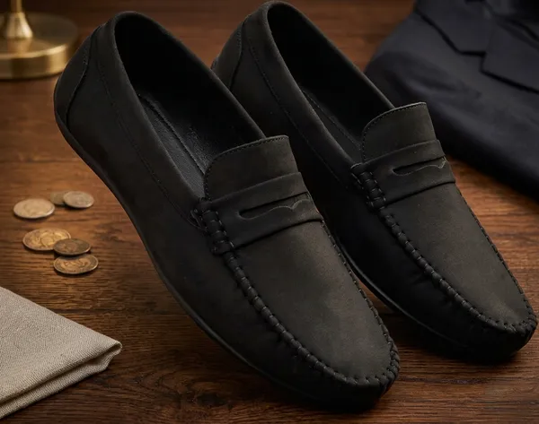 Black_Synthetic_Leather_Shu3404_Loafers_Loafers_For_Men