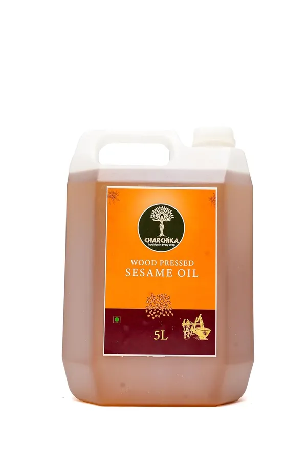 Charchika_Wood_Pressed_Sesame_Oil_100_Pure_Natural_Cold_Pressed_Oil_Rich_In_Nutrients_Ideal_For_Cooking_Frying_Dressing_Daily_Use_5_Liter