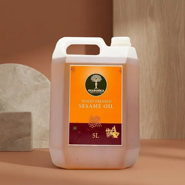 Charchika_Wood_Pressed_Sesame_Oil_100_Pure_Natural_Cold_Pressed_Oil_Rich_In_Nutrients_Ideal_For_Cooking_Frying_Dressing_Daily_Use_5_Liter