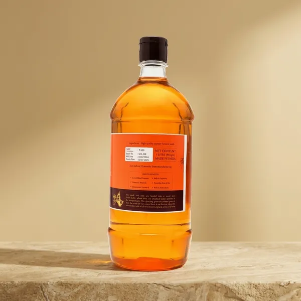 Charchika_Wood_Pressed_Sesame_Oil_100_Pure_Natural_Cold_Pressed_Oil_Rich_In_Nutrients_Ideal_For_Cooking_Frying_Dressing_Daily_Use_1_Liter