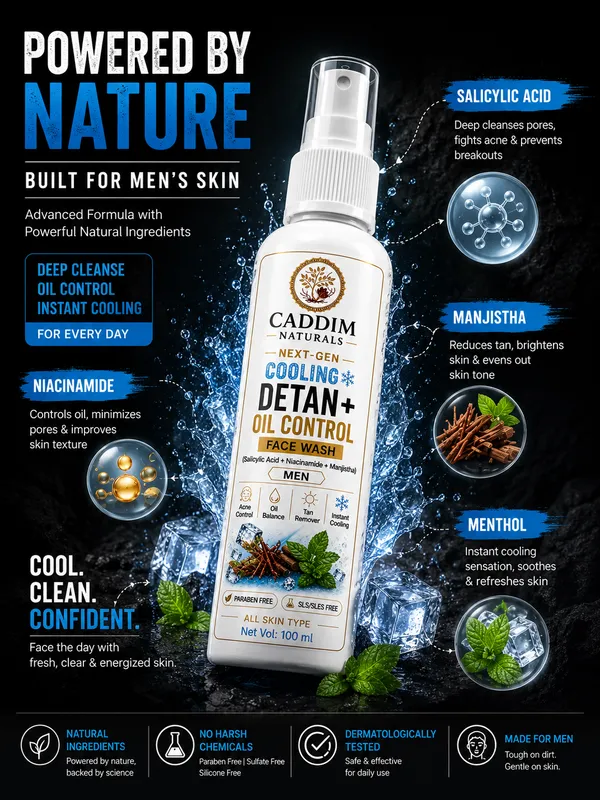 CADDIM_NATURALS_Cooling_De_Tan_for_Men_|_Oil_Control_&_Acne_Care_|_Salicylic_Acid_+_Niacinamide_+_Manjistha_|_Instant_Cooling_|_All_Skin_Type_Face_Wash_(300_ml)