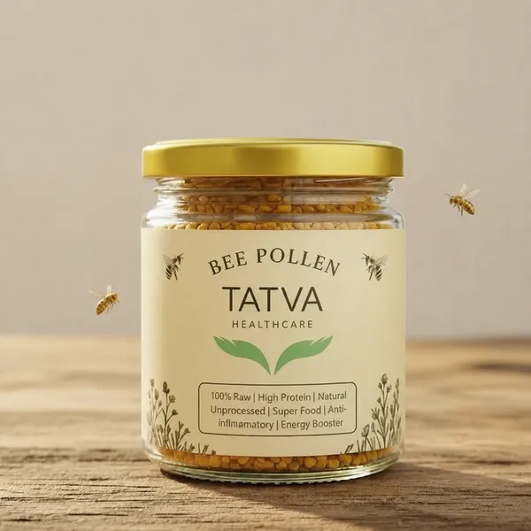 Bee_Pollen_100%_Raw_&_Unprocessed_|_Natural_Plant-Based_Protein_|_100g_(Glass_Jar)