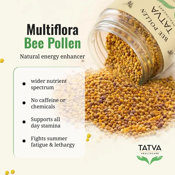 Bee_Pollen_100%_Raw_&_Unprocessed_|_Natural_Plant-Based_Protein_|_100g_(Glass_Jar)
