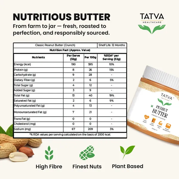 Tatva's_Original_Classic_Crunchy_Peanut_Butter_|_High_Protein_26gm_|_High_Fibre_|_Plant_Based_|_Finest_Nuts_|_Gluten_Free_(350gm)