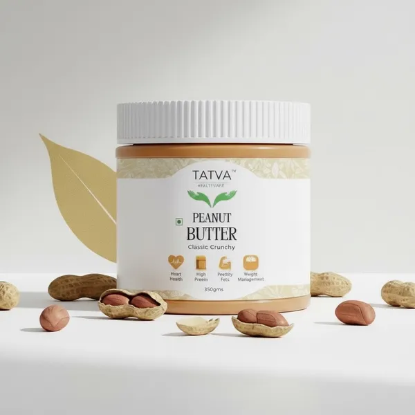 Tatva's_Original_Classic_Crunchy_Peanut_Butter_|_High_Protein_26gm_|_High_Fibre_|_Plant_Based_|_Finest_Nuts_|_Gluten_Free_(350gm)