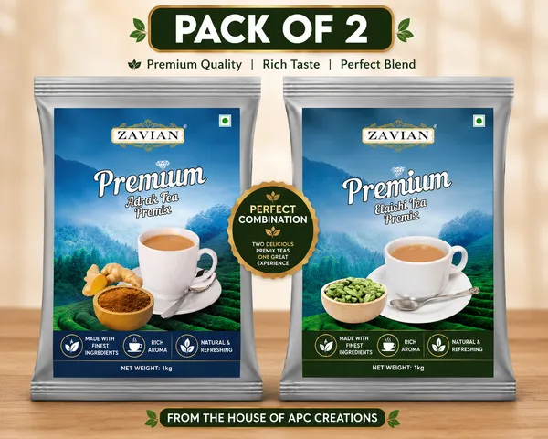 Zavian_Premium_Ginger_Tea_And_Elaichi_Tea_Premix_combo_pack_of_2