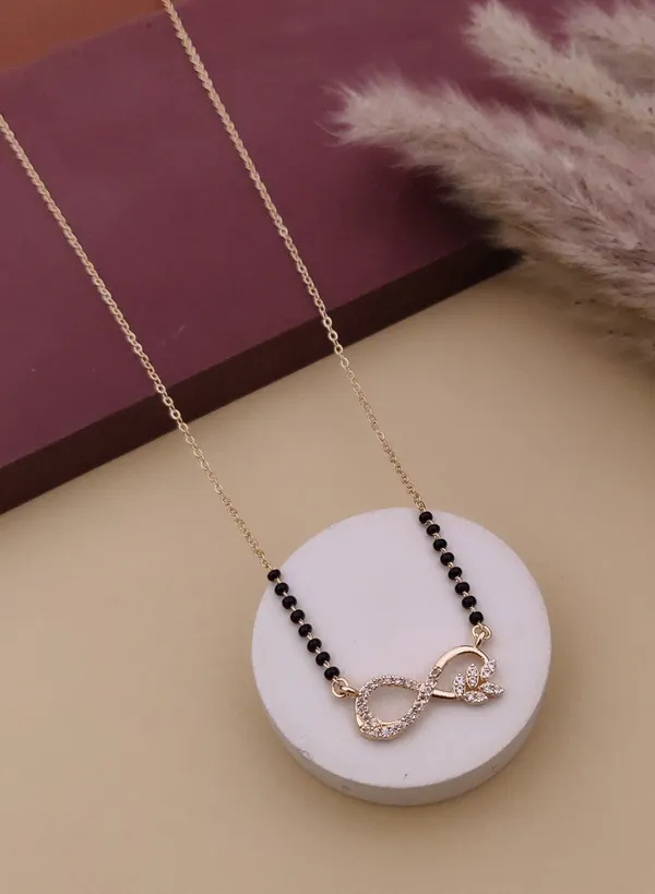 Black_Beaded_Infinity_Necklace_With_Rose_Gold_Crystal_Accents