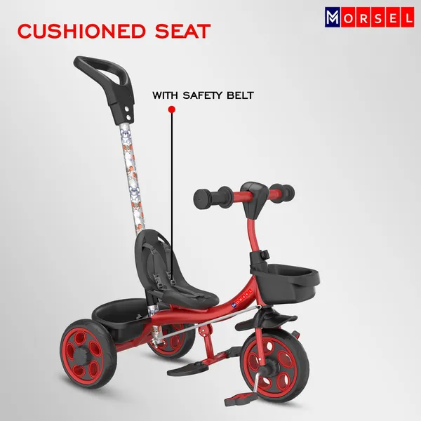 Morsel_Kids_Tricycle_With_Parent_Push_Handle_-_Red_&_Black_(2-5_Years)