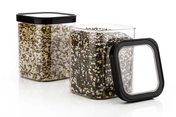 Modular_Food_Storage_Container_Set_With_Transparent_Body_And_Black_Lids_(Quba_Model_)
