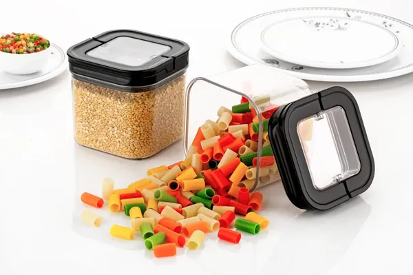 Airtight_Food_Storage_Container_Set_With_Transparent_Square_Design_(Smart_Model_With_Handle)