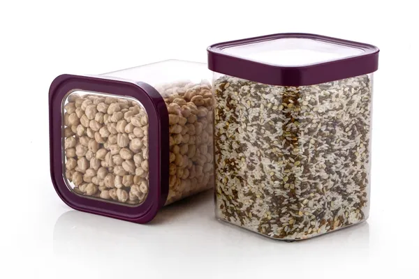 Modular_Food_Storage_Container_Set_With_Transparent_Body_And_Black_Lids_(Quba_Model_)