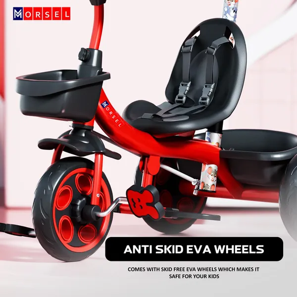 Morsel_Kids_Tricycle_With_Parent_Push_Handle_-_Red_&_Black_(2-5_Years)