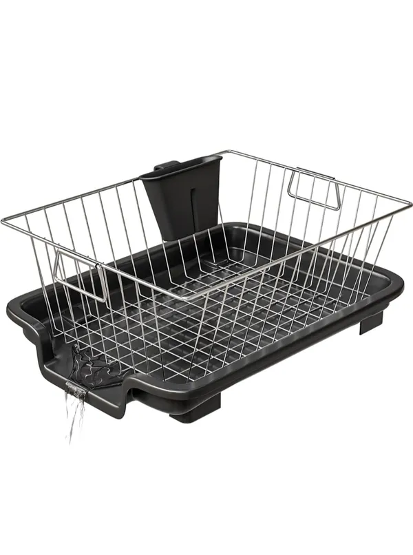 Stainless_Steel_Dish_Drying_Rack_With_Drip_Tray_And_Cutlery_Holder