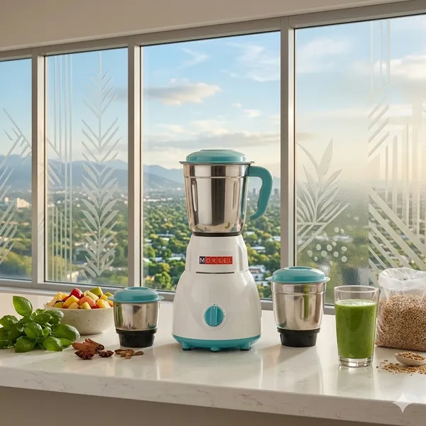 Morsel_Mixer_Grinder_With_2_Stainless_Steel_Jars_-_White_&_Turquoise