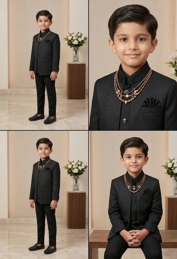 Black_Indo_Western_Set_For_Boys_With_Beaded_Necklace