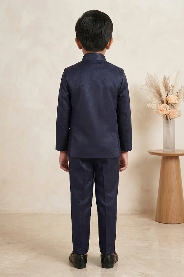Blue_Indo_Western_Set_For_Boys_With_Beaded_Necklace_(Mala)