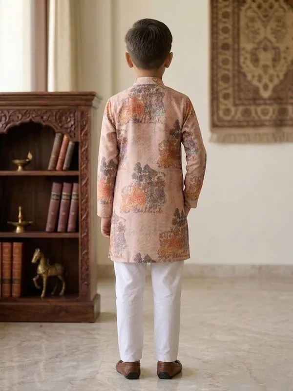Boys_Ethnic_Traditional_Printed_Jacquard_Kurta_Pajama_Set